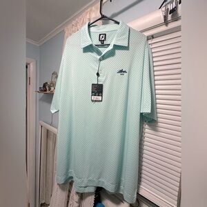FootJoy Men's Mint Green Polo Shirt